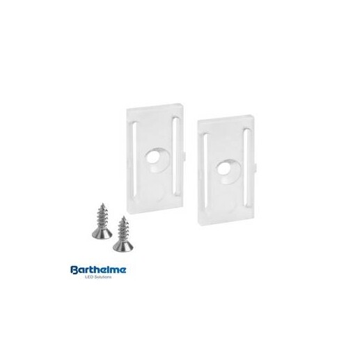 62399419 Barthelme GARliano flex Halteklammern, 2 Halter, 2 Schrauben Produktbild Front View L