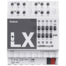 4800475 Theben THEBEN KNX Luxor Dimmaktor 4fach REG Produktbild