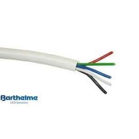 66100027 Barthelme Spezial RGBW/RGBA Kabel weiß PVC 4x0,34mm² 1x0,5mm², prom Produktbild
