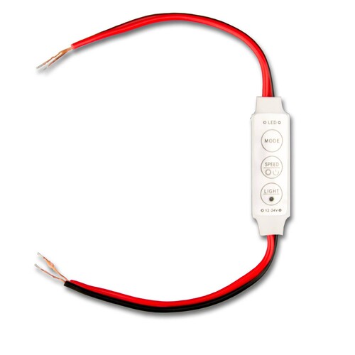 113308 Isoled LED Strip Mini Kabeldimmer, 12 24V, 6A Produktbild