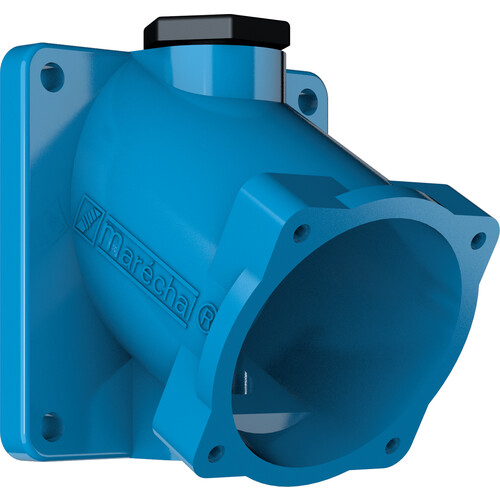 512B3M25 Marechal WANDSOCKEL 3 GRAD POLY BLAU Produktbild Front View L
