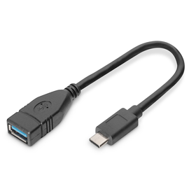 AK-300315-001-S Classic USB C KAB. C/STA/BU 0,15m Adapterkabel, OTG Produktbild front M