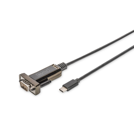 DA-70166 Digitus USB Seriell Adapter USB Type C USBCSTDSUB9ST/incl.1m Kabel Produktbild