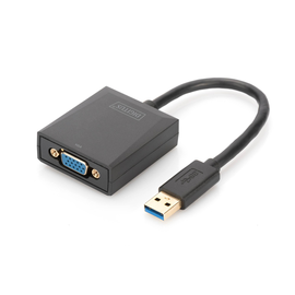 DA-70840 Digitus Display Adapter USB 3.0 VGA max. Auflösung 1920 x 1080 Produktbild front M