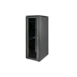 DN-19-32U-6/8-B-1 Digitus 19 Schrank 32HE Glastür T 800 H1609xB600xT800mm, R Produktbild front M