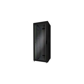 DN-19-32U-8/8-B-1 Digitus 19 Schrank 32HE Glastür T 800 H1600 x B800 x T800m Produktbild front M