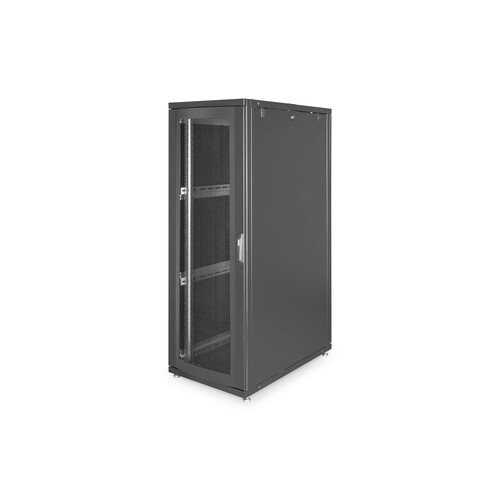 DN-19-SRV-36U-B-1 Digitus Serverschrank 36HE Per.Tür H1705x B600 xT1000 mm RAL9 Produktbild