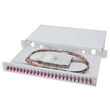 DN-96332-4 Digitus LWL Box LCD 24 OM4 Bestückt 24 x LCDx(48 Fasern) MULTIMODE Produktbild front S