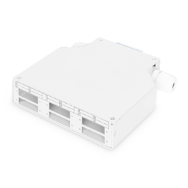 DN-96890 Digitus LWL Hutschienen Box, leer 6xSC für 6x SC Duplex Adapter Produktbild