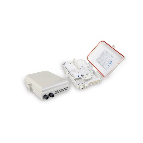 DN-968914 Digitus Outdoor FTTH Box für 16 Kabel für 24x SC/SX oder 24x LC/DX Produktbild Front View L