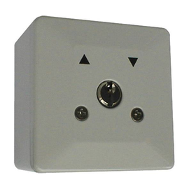 SAP 2T/2 M Inprojal Schlüsselschalter, Aufputz, 2 seitig, 2 polig, mit Abdecku Produktbild front M