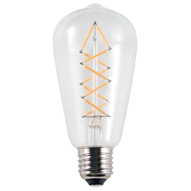 36699 Scharnberger+H. LED Rustikaform Filament 64x140mm dimmbar E27 230V 5W/9 Produktbild