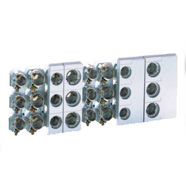 88923500 Wöhner 31072 Streifenanbdeckung E27 2-fach Produktbild front M