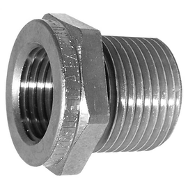 92004134 S.I.B. ADMS Adapter NPT 3/4-M25 Ex d/e Messing vernickel 6kant, Ausseng Produktbild front M