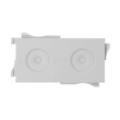 92002615 TST DAF IN FL13 6834 2x6-13mm RAL7035 Design-A-Flange Einsatz 68x34mm Produktbild