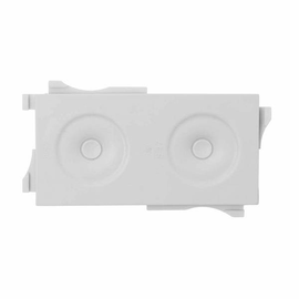 92002614 TST DAF IN FL13 6834 2x8-17mm RAL7035 Design-A-Flange Einsatz 68x34mm Produktbild front M