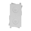 92002607 TST DAF IN FL21 6834 2x6-13mm RAL7035 Design-A-Flange Einsatz 68x34mm Produktbild