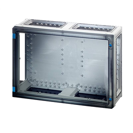 10383000 Hensel FP 0400 Leergehäuse Gr.4 540x360x163mm, IP65 Werkzeugverschluss, Produktbild front M
