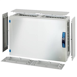 11981000 Hensel FP 0451 Leergehäuse Gr.4 540x360x186mm, IP65 Handverschluss, gra Produktbild front M