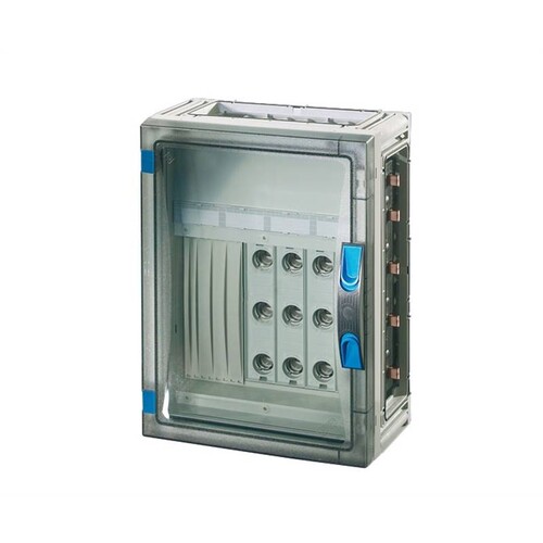 10864000 Hensel FP 3235 Sicherungsgehäuse 4xD02 63A, 250A, 5pol Produktbild Front View L