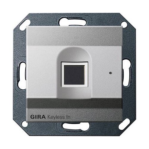 261726 Gira Gira Keyless In Fingerprint Leseeinheit System 55 F Alu Produktbild Front View L