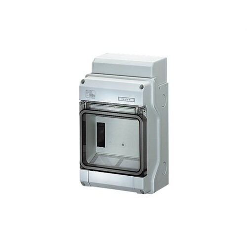 11823000 Hensel KV PC 9106 KV- Automatengehäuse 6TE/1 IP65 wetterfest  Produktbild Front View L