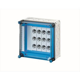 65621000 Hensel MI 3225 MI- Sicherungsgehäuse 4x25A 3pol DII E27 25 Produktbild front M