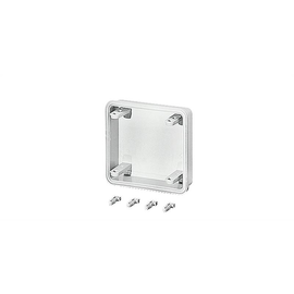 11487000 Hensel MI FP 15 Anbauflansch o. Vorpress.,Nutzfl. 65x88mm 150mm Wand Produktbild front M