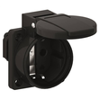 92006124 Bals SCHUKO Anbausteckdose SL 16A IP54 schwarz Ni 71104 QUICK CONNECT Produktbild front S