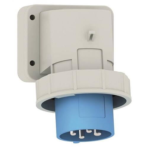 88707853 Bals Wandgerätestecker 32A 4p 230V 9h IP67 Ni 24101 blau, Schraubklem Produktbild Front View L