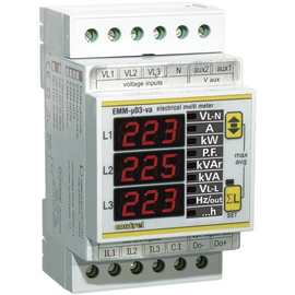 33310103 Contrel EMM-µD3HP Multimeter 3TE, 2x Ausgänge Produktbild front M