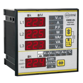 33310112 Contrel Multimeter EMM-4H 2xDO ETH/TCP Wandleranschluss Wa 5A, ETH-WEB Produktbild