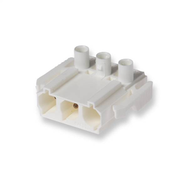 92000688 Ensto NAC31.W 3pol Stecker weiss Schraubklemme, ohne Zugentlastung Produktbild