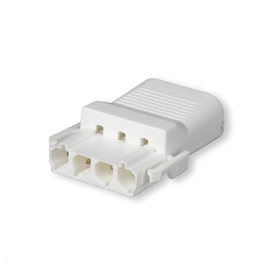 92002421 Ensto NAC41S.W 4pol Stecker weiss Schraubklemme, mit Zugentlastung Produktbild