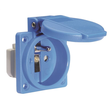 92006668 Bals SCHUKO Anbausteckdose 16A IP54 blau Ni 71118 belg./franz. System, Produktbild front S