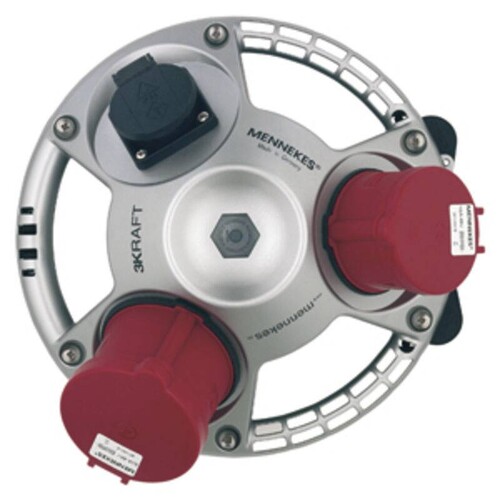 94353SI Mennekes MENNEKES 3KRAFT Kombination silber 1xSSTD 1x16/5 1x32/5 Produktbild