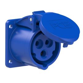 313-6f9 PC-Electric Anbaudose gerade 16A 3p 6h IP44/54 Produktbild front M