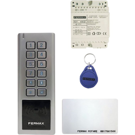 F5238 FERMAX Codetastatur-Set, AP, Edelstahl Produktbild front M