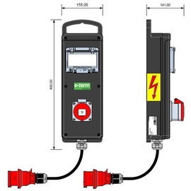 92008941 E-TERM Vollgummiverteiler BL0001-0 FI000 KAB (MID) Blockverteiler Produktbild front M