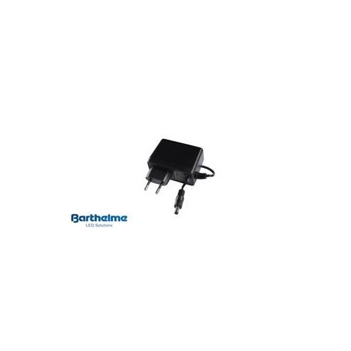 66000130 Barthelme Steckernetzteil 12V DC 24W 2A AC 110 240V 72x34x90 schwarz Produktbild Front View L