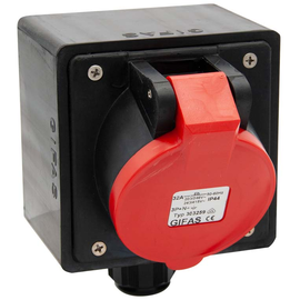 25321 Gifas VG AP Steckdose BR 2500 IP44 1xCEE 32A Produktbild