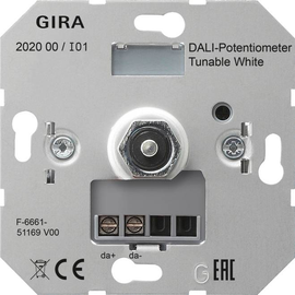 202000 Gira DALI Potentiometer Tunable WH Einsatz Produktbild