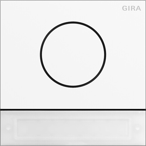 5569902 Gira Türstationsmodul IBN Taste System 106 Verkehrsweiß(lack.) Produktbild Front View L