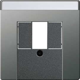 0876600 Gira Abd. BSF TAE USB System 55 Edelstahl Produktbild