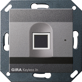 261728 Gira Gira Keyless In Fingerprint Leseeinheit System 55 Anthrazit Produktbild front M