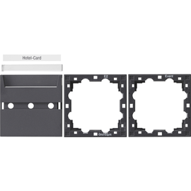 810628 Gira Zub. Hotel Card Taster System 55 Anthrazit Produktbild front M