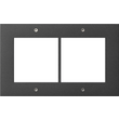 850267 Gira Designrahmen 2f Türstation AP Gira TX_44 Anthrazit Produktbild front S