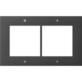 850267 Gira Designrahmen 2f Türstation AP Gira TX_44 Anthrazit Produktbild front M