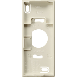 851001 Gira Montagepl. Wohnungsstation Video AP System 55 Cremeweiß Produktbild front M