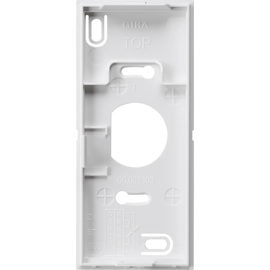 851003 Gira Montagepl. Wohnungsstation Video AP System 55 Reinweiß Produktbild front M